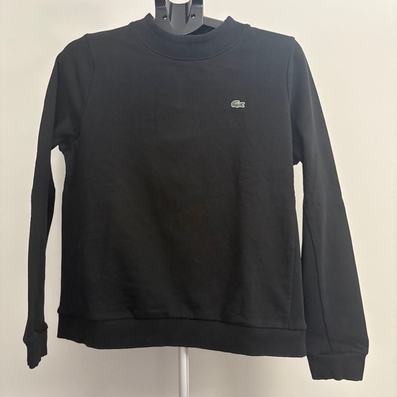 Lacoste Sweaters - Lacoste Women's Black Crewneck Sweater